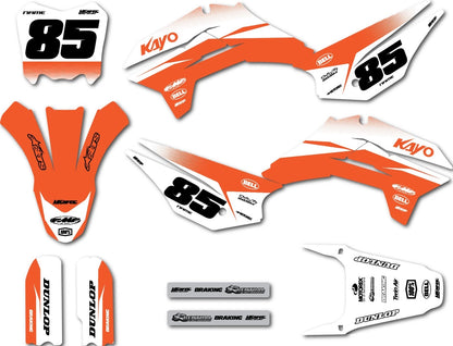Groove Style Sticker Kit for Kayo TT 125