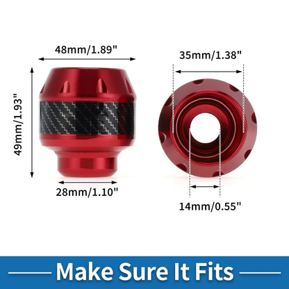 Frame Sliders Aluminum Alloy Red 2 x for Motorcycle
