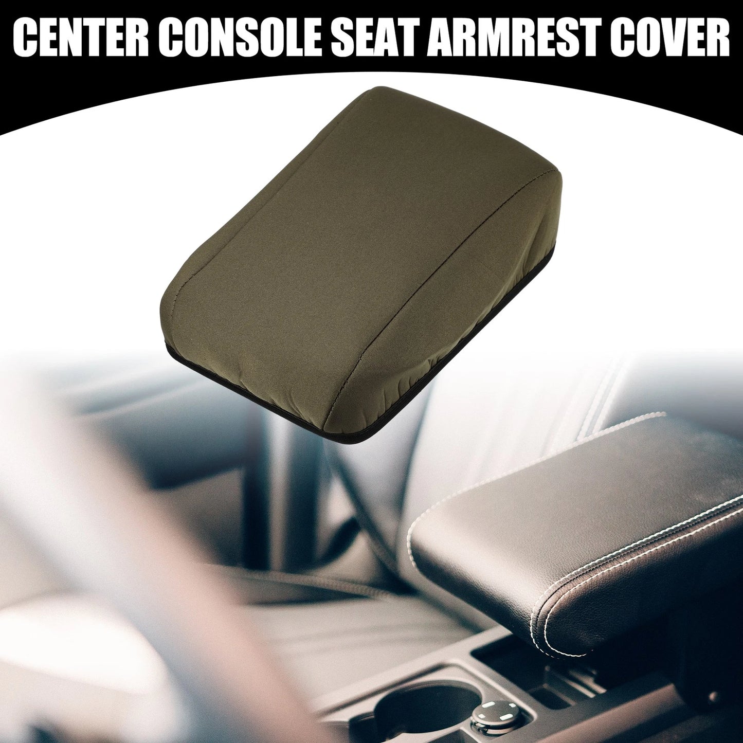 Deep Brown Console Armrest Cover for Toyota Corolla (2013-2023)