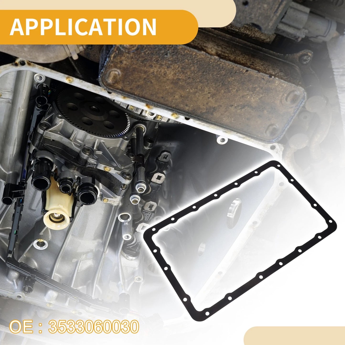 Oil Pan Gasket 1 Pcs for Toyota 4Runner (1996–2010)