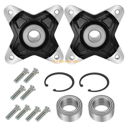 2 x Rear Wheel Hubs & Bearing for Polaris RZR XP 900 (2011–2013)