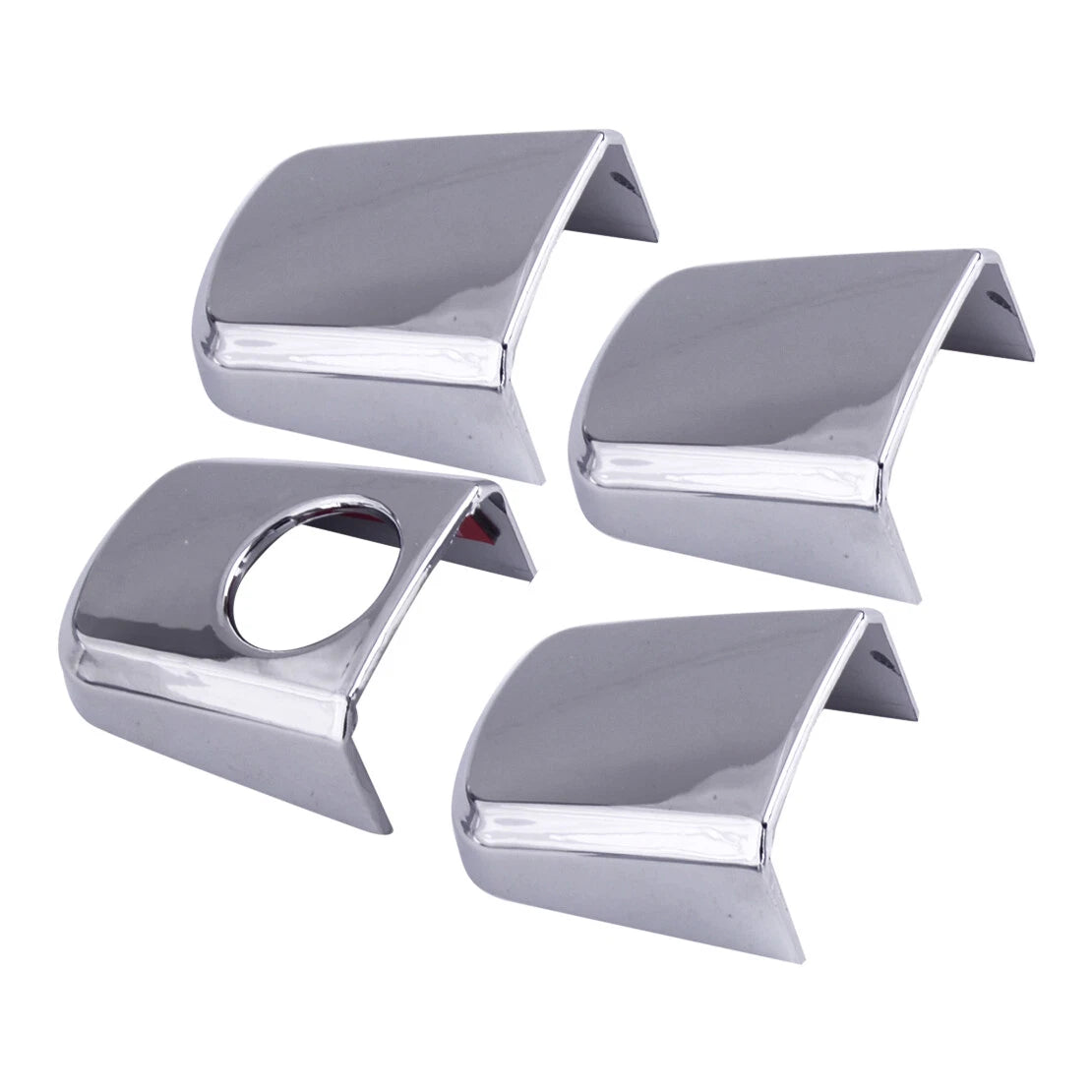 8pcs Chrome Exterior Door Handle Covers for Chevy Traverse (2009-2012)