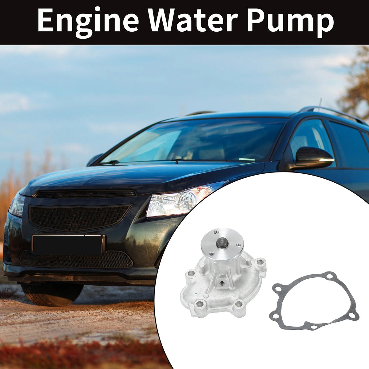 Water Pump for Chevrolet Cruze (2012 - 2020) with Gasket