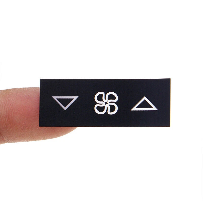 A/C Climate Control Button Decals for Chevy Corvette C6 (2005-2013)