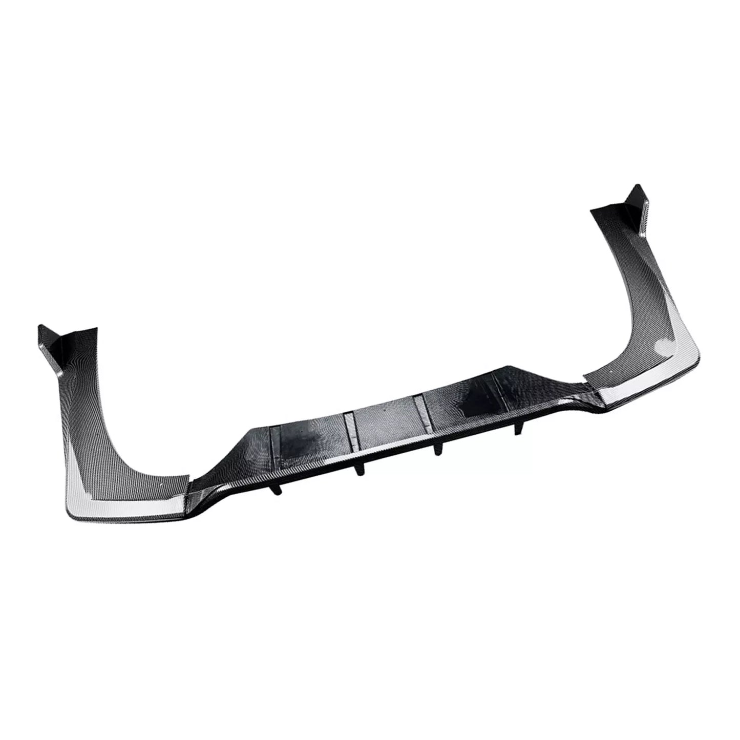 3 x Carbon Look Rear Bumper Diffuser Lip for Mercedes Benz E Class (2024-2025)