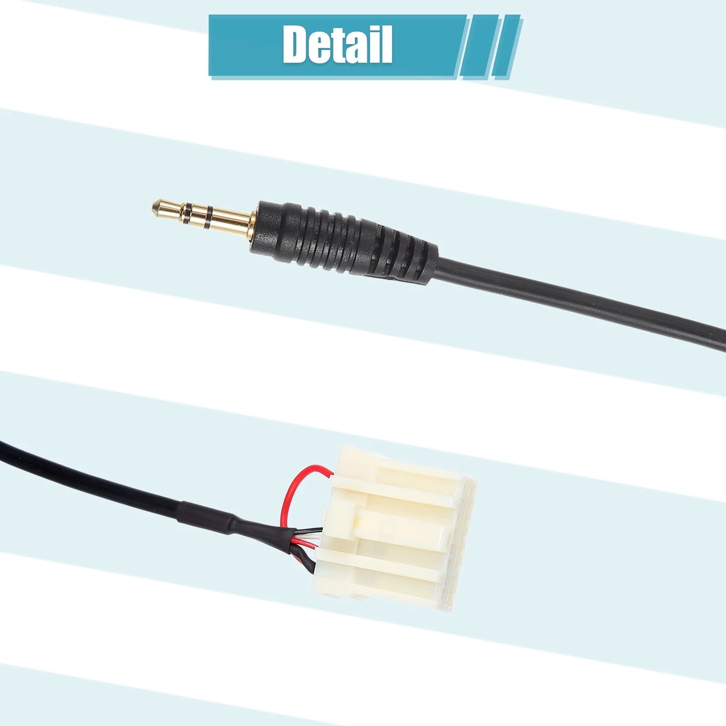 AUX 3.5mm Audio Adapter Cable for Mazda 2 3 5 6 (2006-2013)
