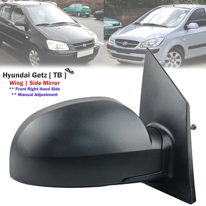 Manual Door Side Mirror for Hyundai Getz TB (2002-2009)