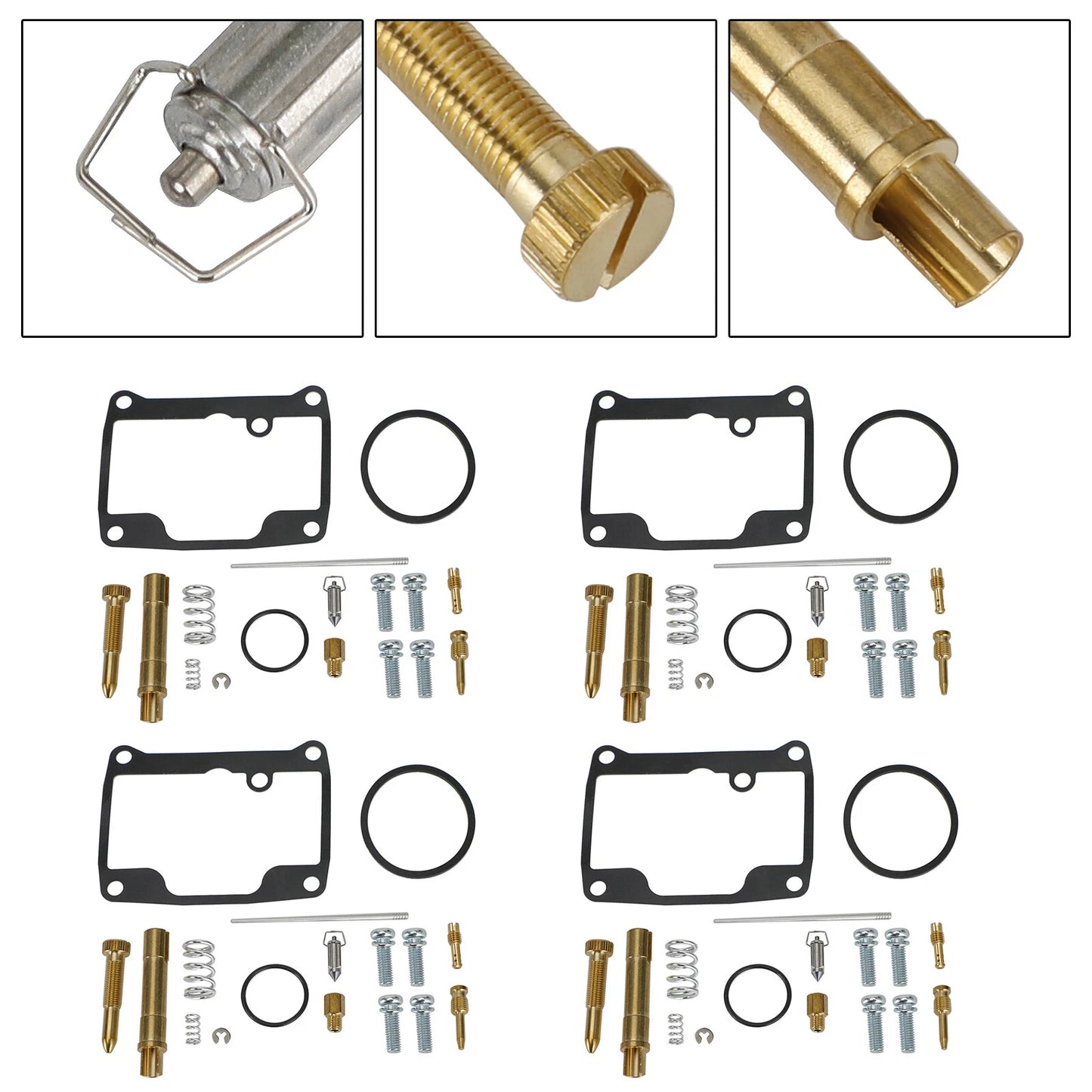 4X Carburetor Repair Kit for Mikuni VM34-619 (2000-2005)