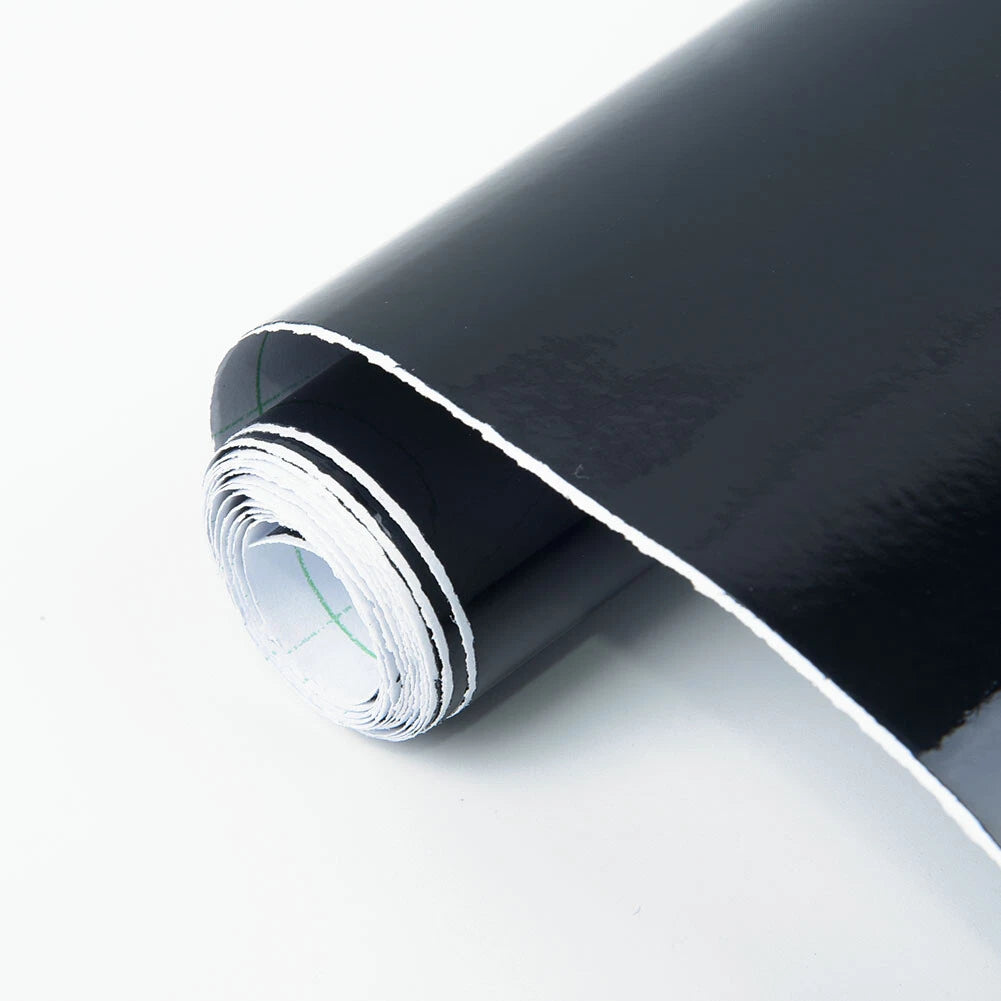 Glossy Shinning Black Car Vinyl Film Wrap Sticker Decal Interior Car Paint Film