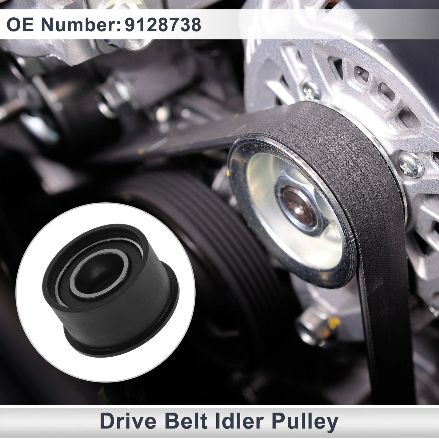 Drive Belt Idler Pulley 1 pc for Buick Regal (2011–2017)