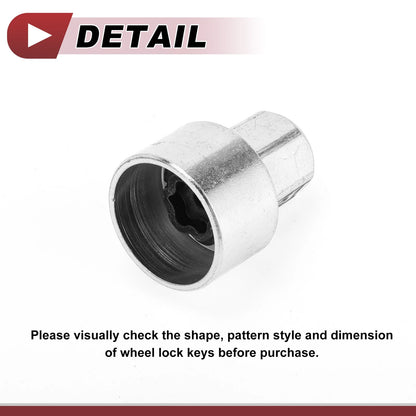 Set Wheel Lock Lug Nut Anti-theft Key Socket M14��1.25 Bolt for BMW