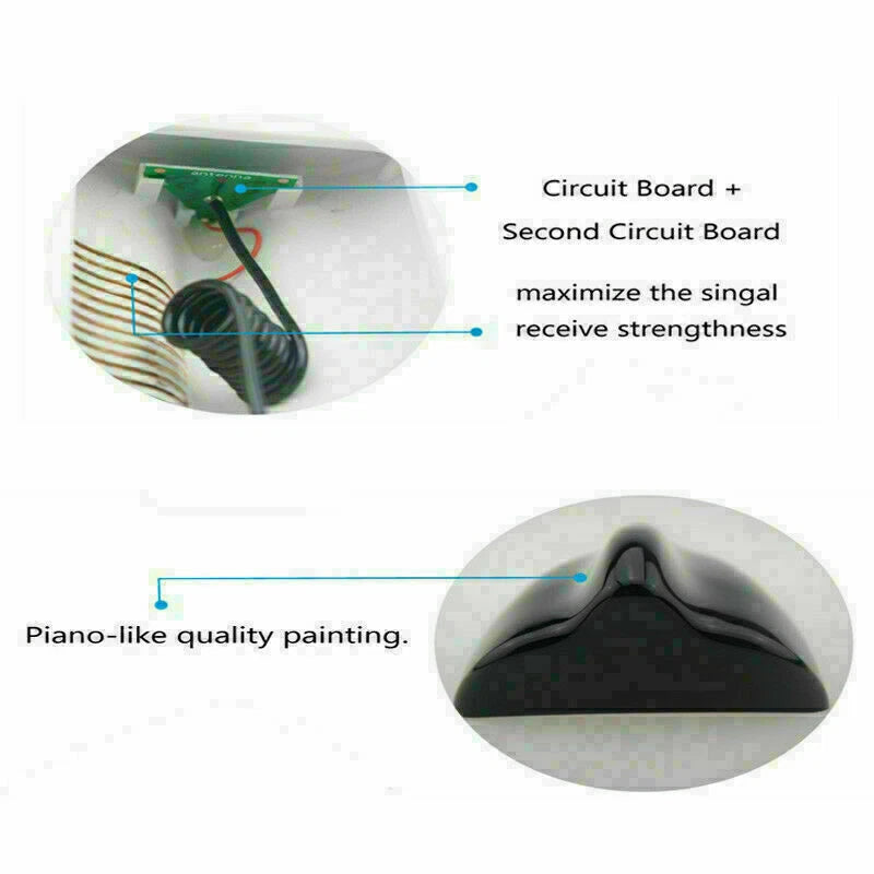 Shark Fin Antenna Cover for Hyundai Sonata 2015-2020 FM/AM Carbon Fiber