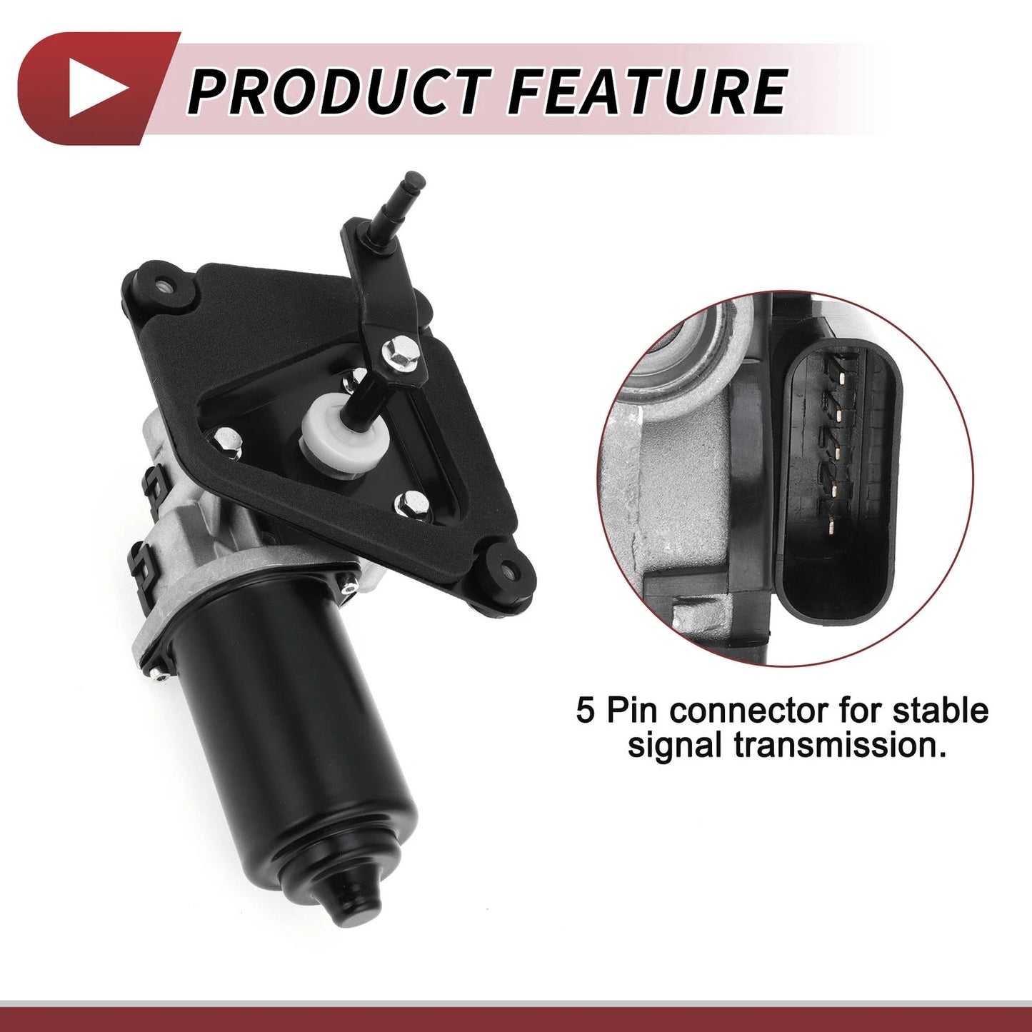 Front Windshield Wiper Motor for Ford F-150 (1987-1996)