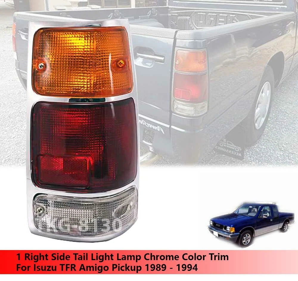 Tail Light Chrome Trim for Isuzu TFR Holden Rodeo (1989-1995)