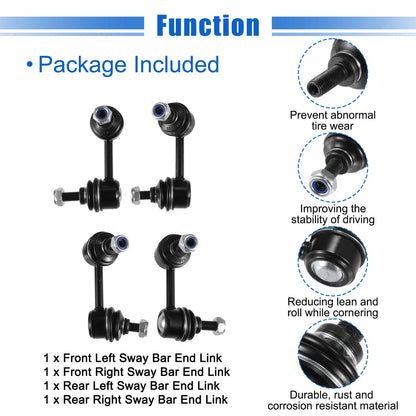 4 Pcs Sway Bar Links for Honda Civic (2006-2011)