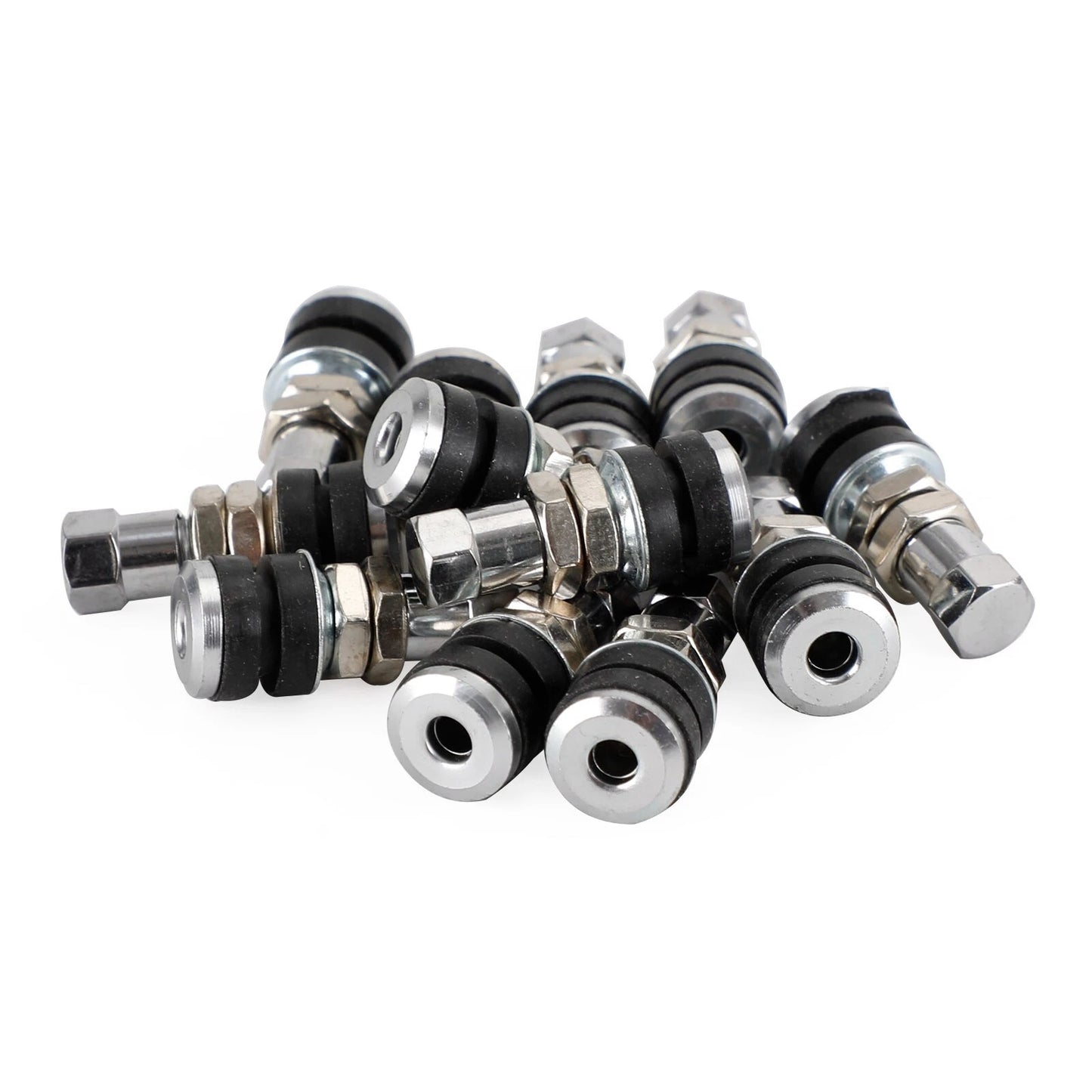 12 x Metal Rim Valves for Motorcycle, Scooter, Car, ATV