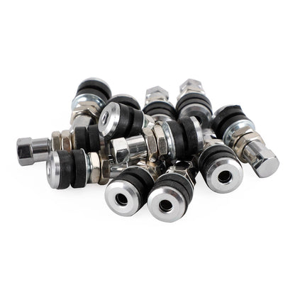 12 x Metal Rim Valves for Motorcycle, Scooter, Car, ATV
