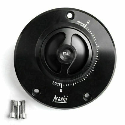 Keyless Fuel Cap Black for Kawasaki Versys 1000, GTR 1400 (2010-2018)