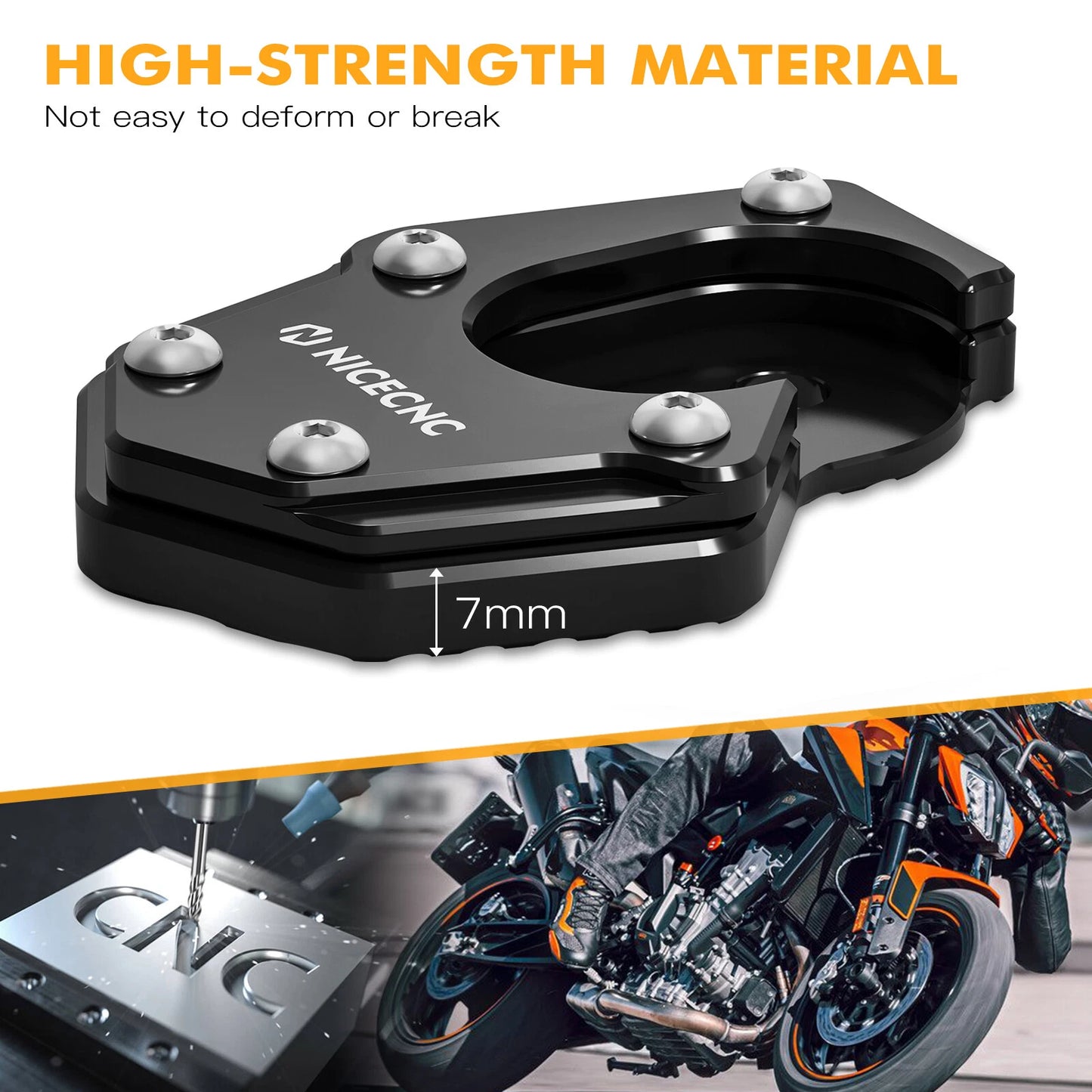 CNC Aluminum Kickstand Pad for GAS GAS ES700 SM700 (2022-2023)