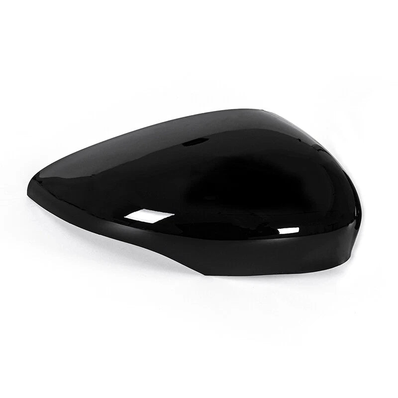 Right Side Rearview Mirror Cover Caps for 2011-2017 Ford Fiesta Gloss Black