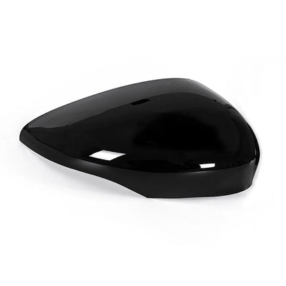 Right Side Rearview Mirror Cover Caps for 2011-2017 Ford Fiesta Gloss Black