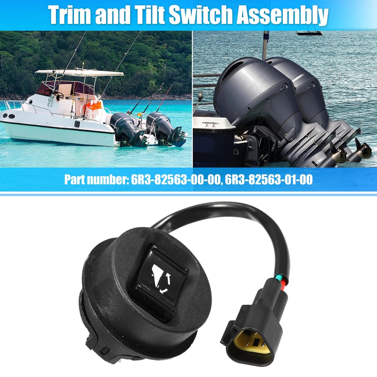 Trim and Tilt Switch Assembly for Yamaha 2 Strokes 115-225HP