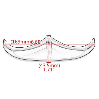 Black Rear Fender Accent Trim for Harley Touring Street Glide (2014-2023)
