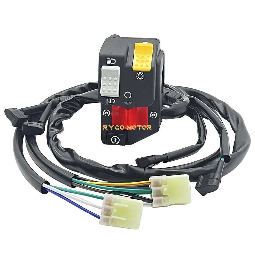 Handlebar Control Switch Start Kill Stop Headlight for Honda Recon 250