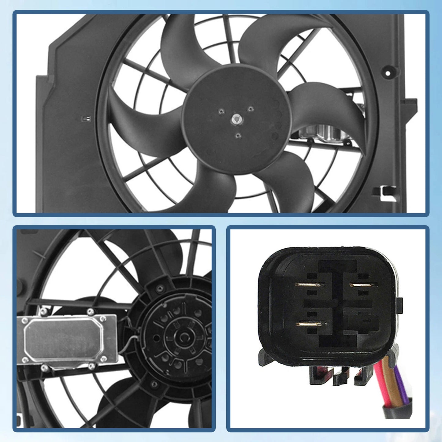 Thermo Fan for BMW E46 3 Series 318i 320i 323i 325i 328i 330i (2000-2006)