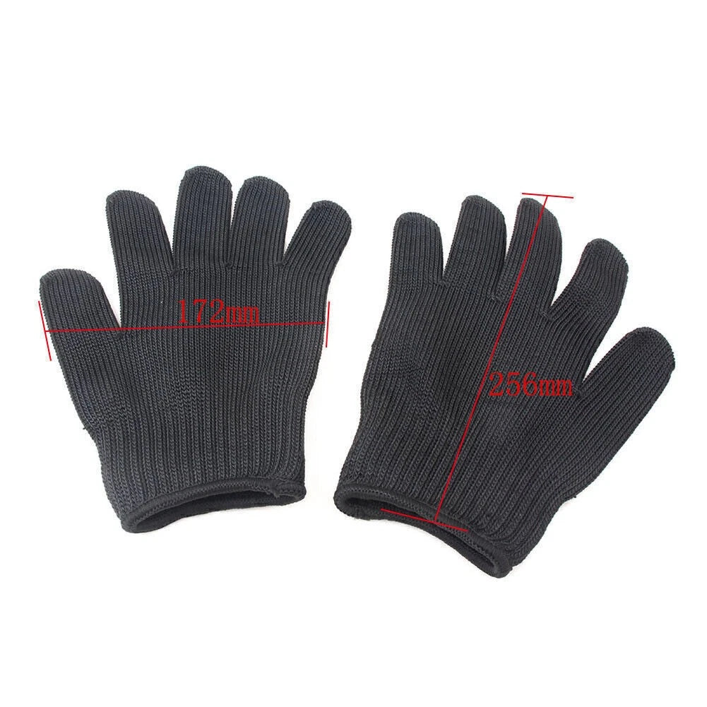 Cut Proof Gloves - Safety Stab Resistant Stainless Steel Mesh for Butchers