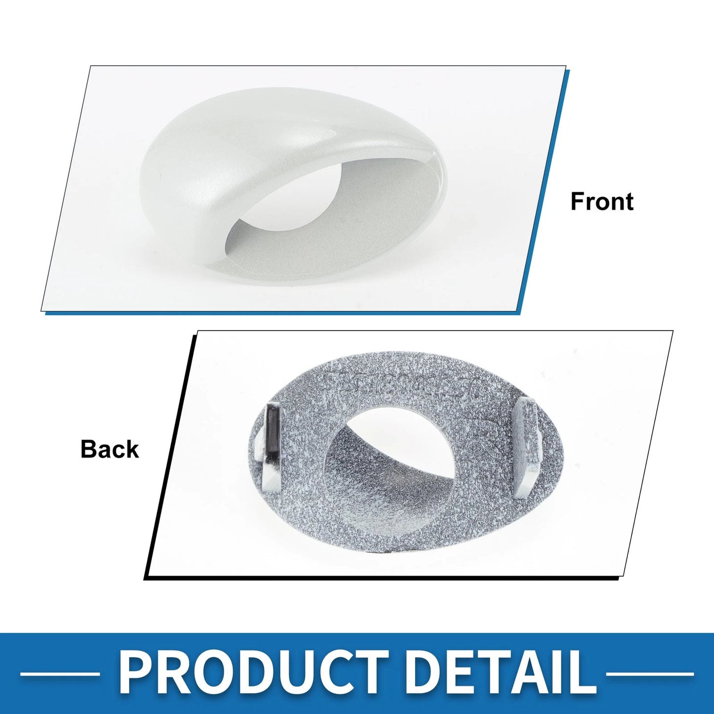 Bumper Headlight Washer Nozzle Cover Cap for BMW M3 (2008-2013) White