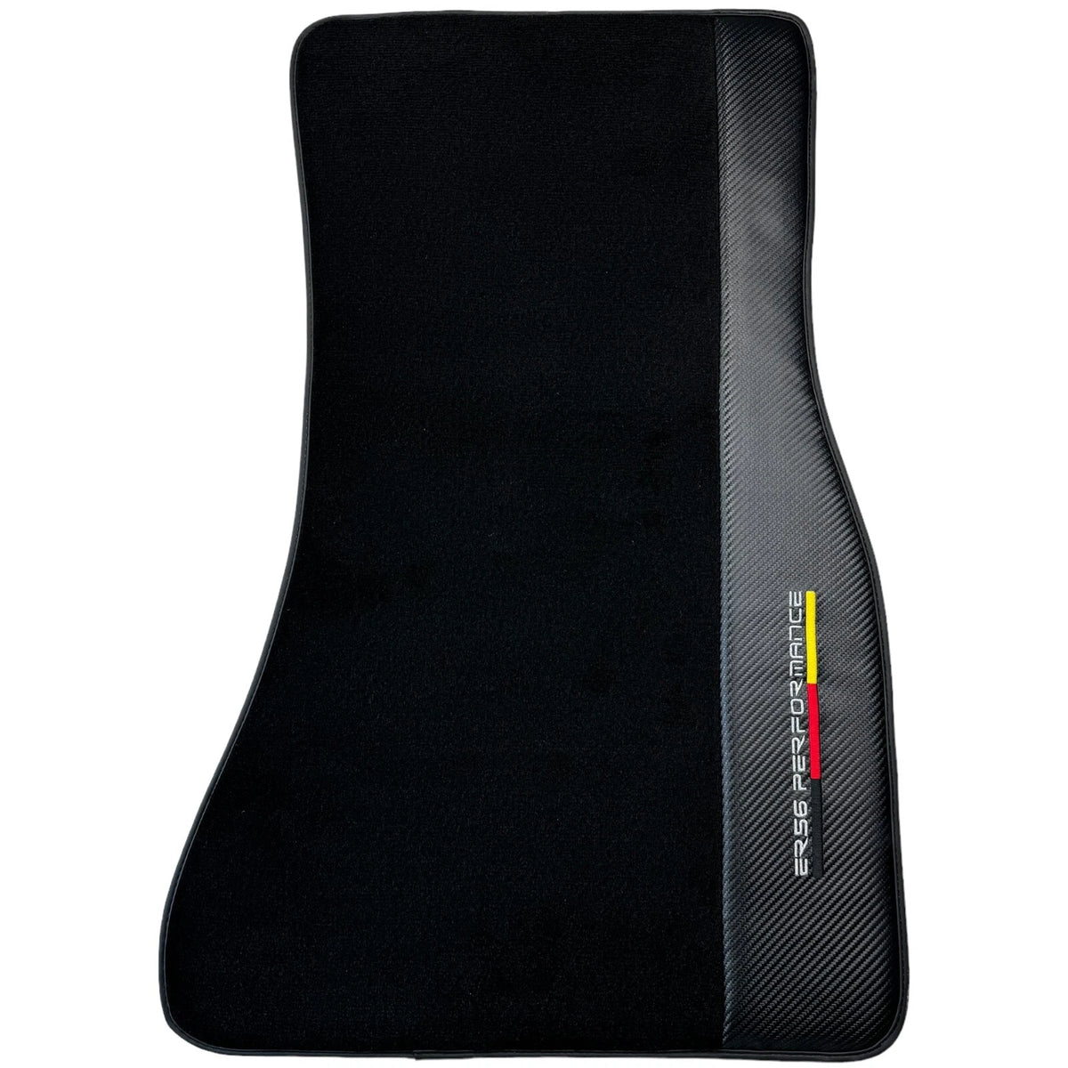 Black Floor Mats for BMW 7 Series E65 (2001-2008) with Carbon Finish