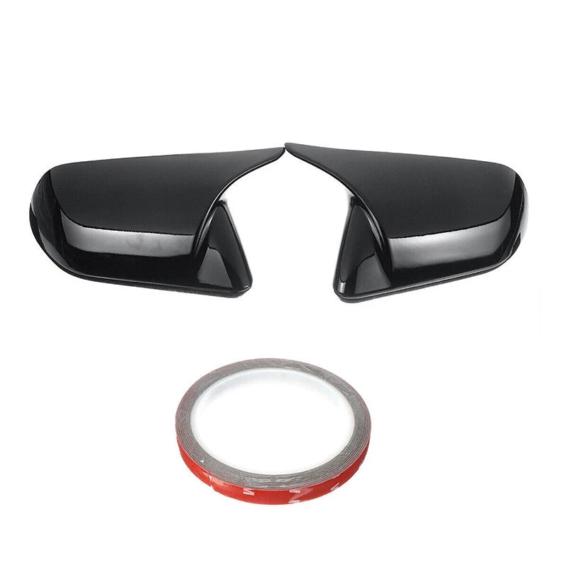 Gloss Black Rearview Side Mirror Cover for Ford Mustang (2015-2021)