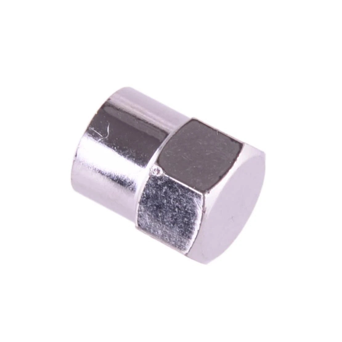 200 Pcs Silver Tire Valve Caps for Car & Bike