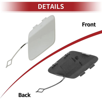 1 Pcs Rear Tow Hook Cover for BMW 428i White (2014 - 2016)