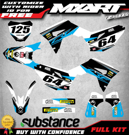 Custom Graphics Full Kit for Honda CRF 250 (2018-2020) EURO Style Stickers