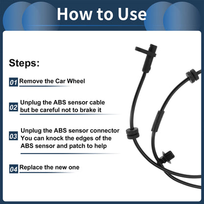ABS Wheel Speed Sensor for Ford Fiesta (2009-2012)