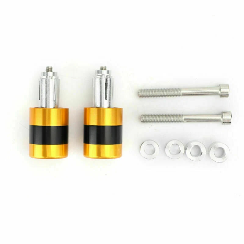 22mm Aluminum Gold Motorcycle Handlebar Weights for AH