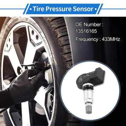 Tire Pressure Sensor 433MHz / 1 Pc for Buick Enclave (2018–2021)
