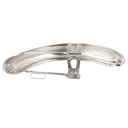 Chrome Metal Front Mudguard for Honda CG125 (2000-2023)