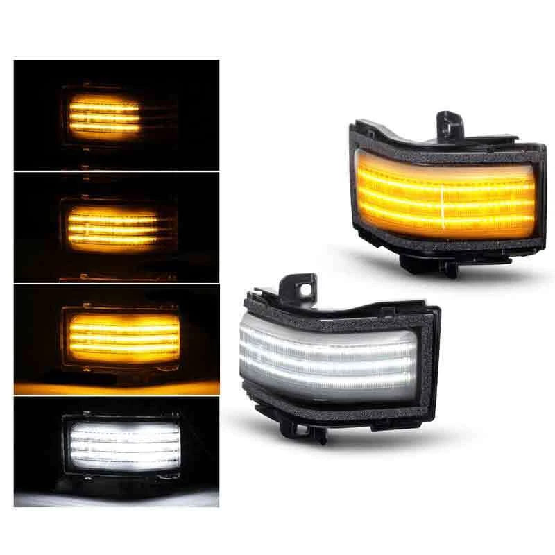 Side Mirror Turn Signal Light Blinker Strip for Ford F250-F550 Super Duty (2008-2023)