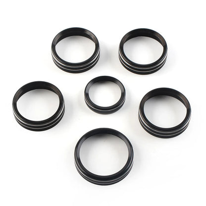 Air Conditioner Switch Knob Trim for Ford F150 XLT (2015-2020) Black