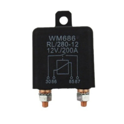 Heavy Duty 12V 200 Amp Relay Switch for Car/Boat/Van - 2 Pin ON/OFF