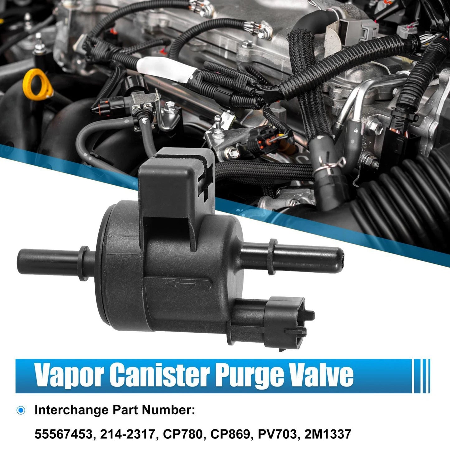 EVAP Vapor Canister Purge Valve for Chevy Cruze Sonic (2011 - 2018)