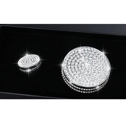 Car Crystal Center Console Multimedia Knob Cover Trim Fits Cadillac CT5 XT4 XT6
