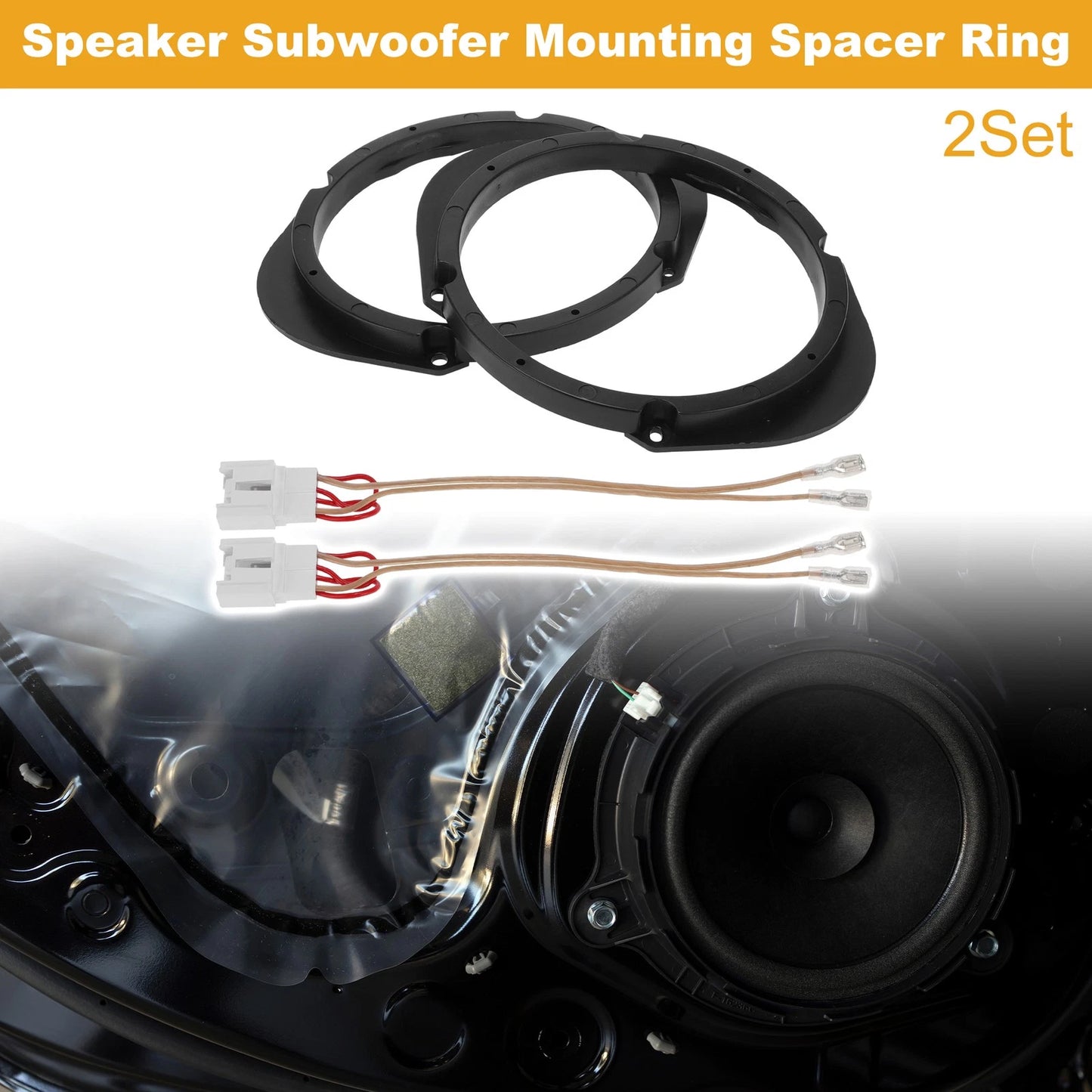 Tweeter Speaker Spacer Rings for Mazda 8 (2011-2015)