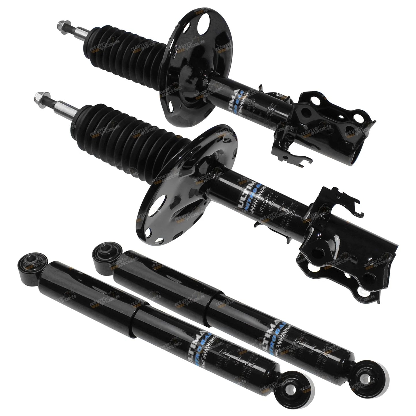 Front + Rear Strut Shock Absorbers for Toyota Rav4 4x4 (2006–2011)