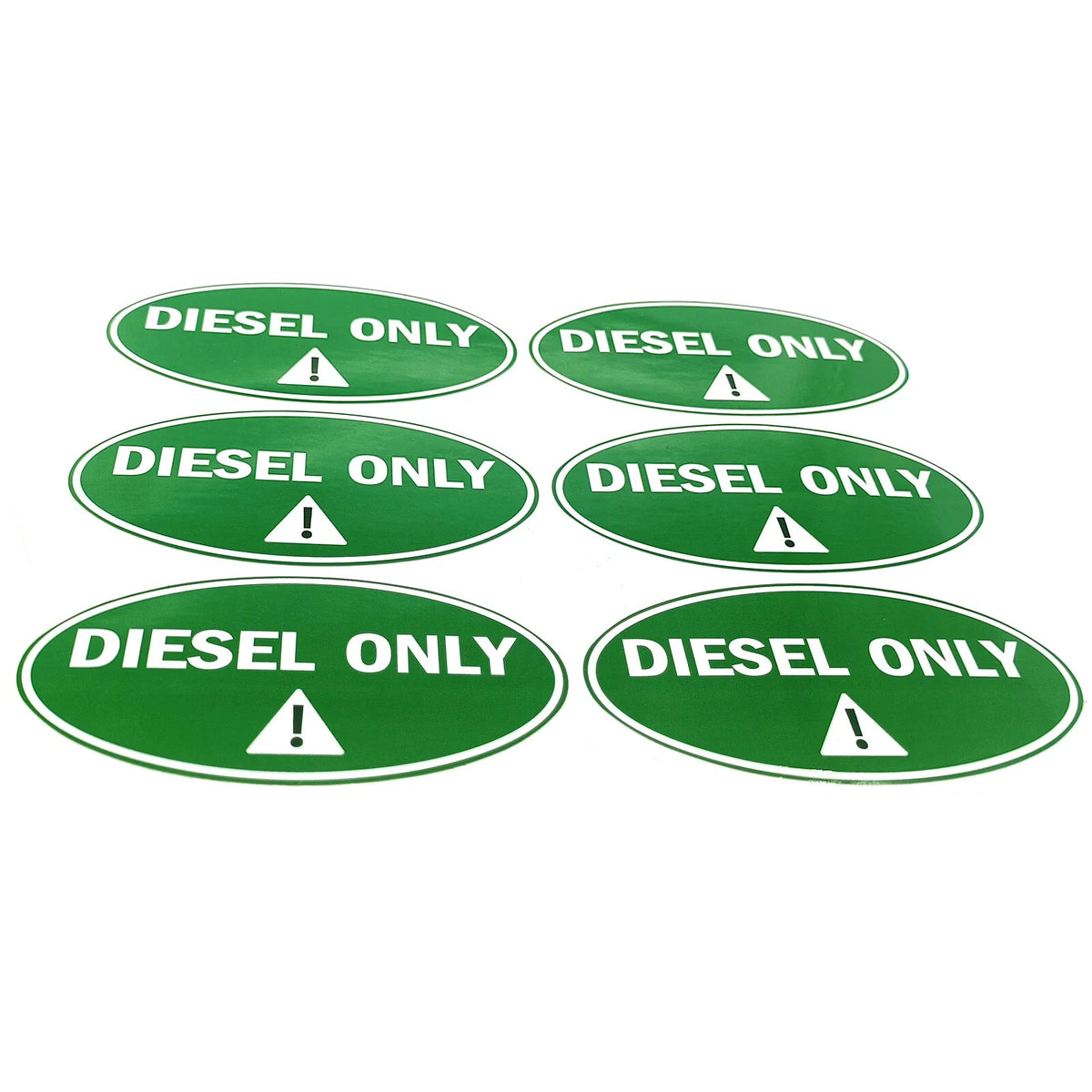 Diesel Only Round Sticker Decal for Gasoline Truck Label Vinyl Car