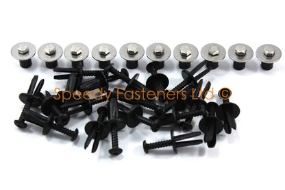 10x Gomma Dadi Elastici Inox m6 Bulloni Arco Passaruota Serie for Elise Exige S1
