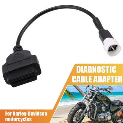 3 Pin OBDII Cable Diagnostic Adapter for Motorcycle